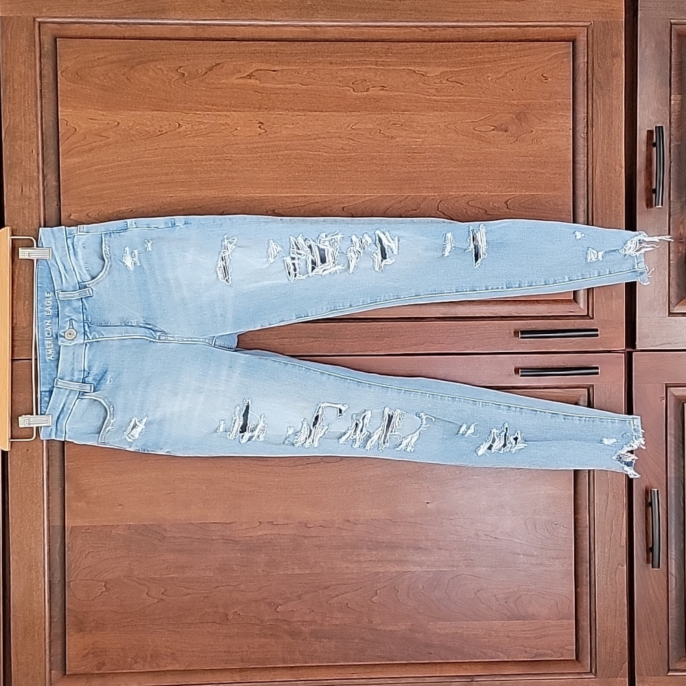Deconstructed curvy hi-rise jegging